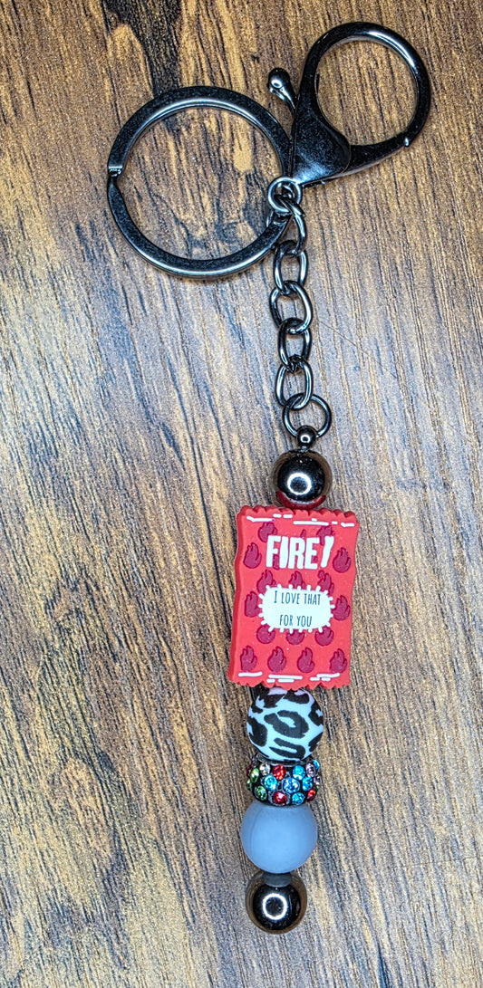 I love that for you bar keychain