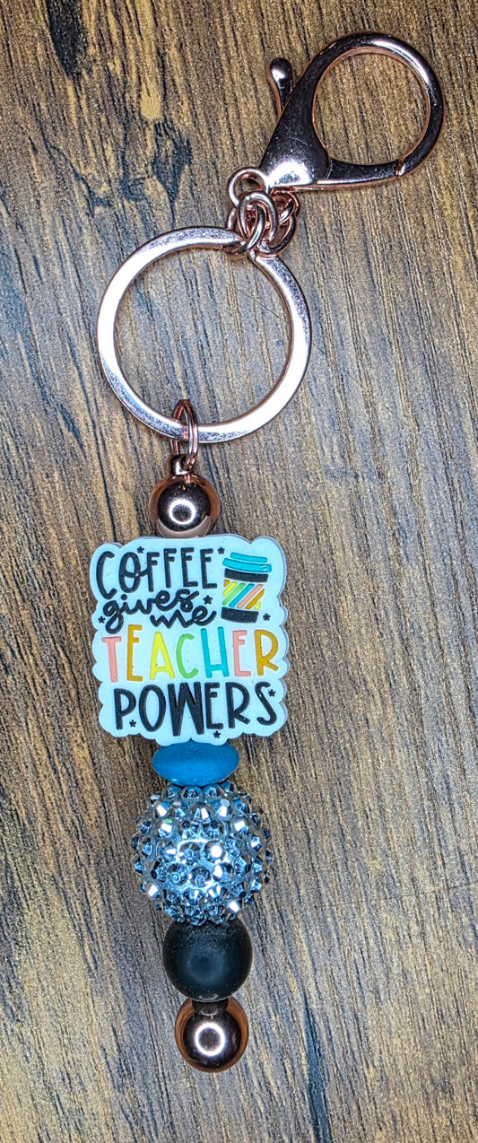 Teaching powers bar keychain
