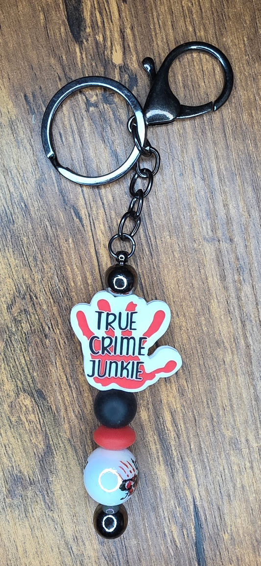 True crime bar keychain