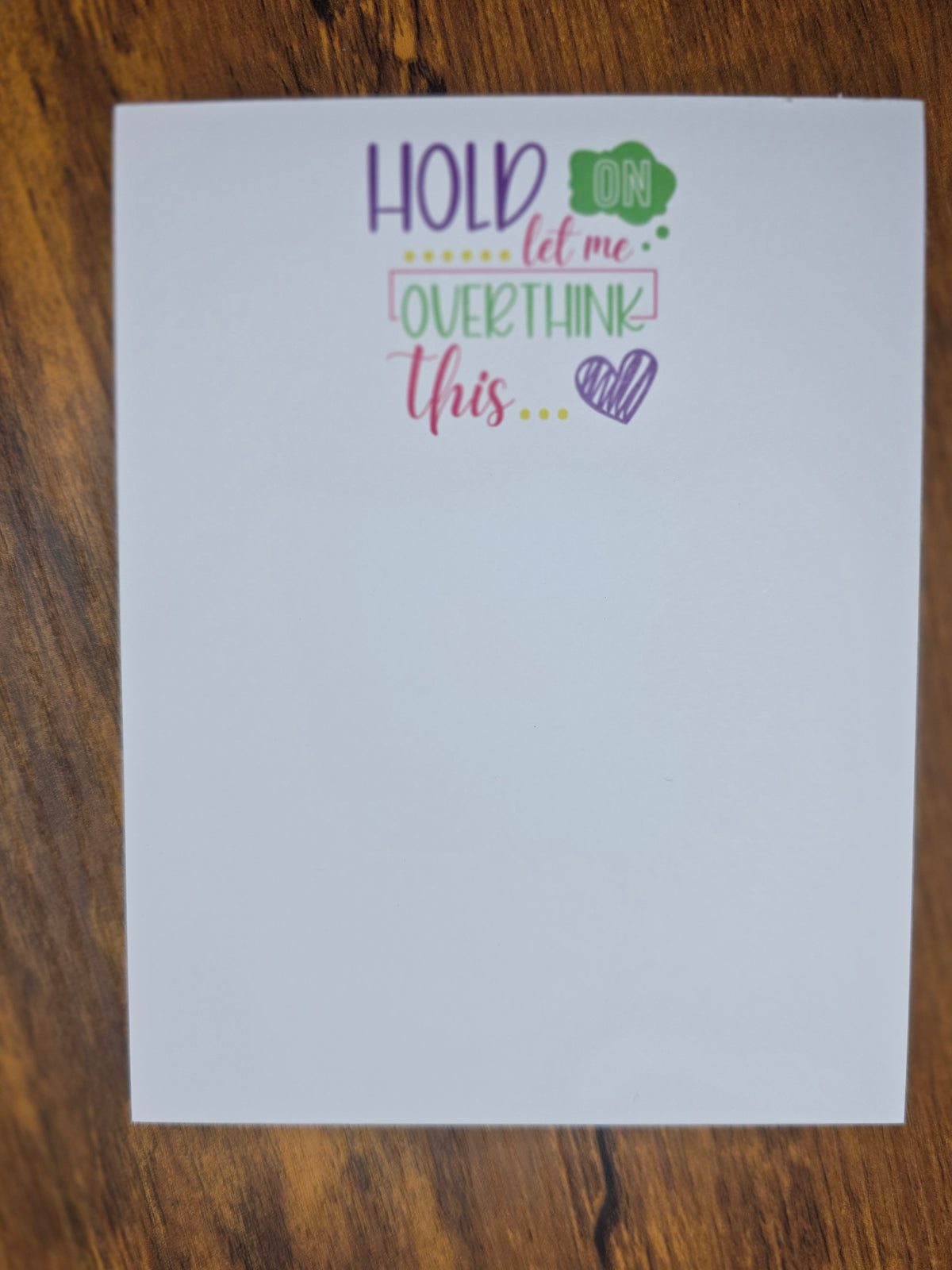 Overthink Notepad