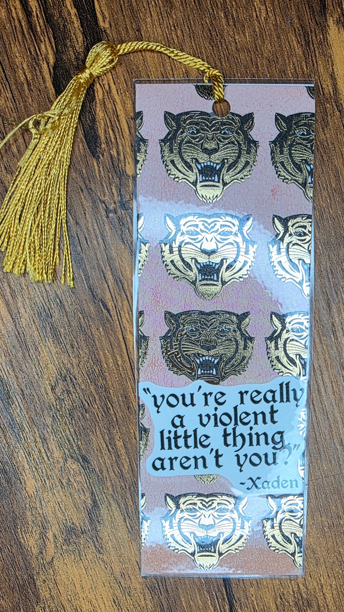 Violent little thing bookmark