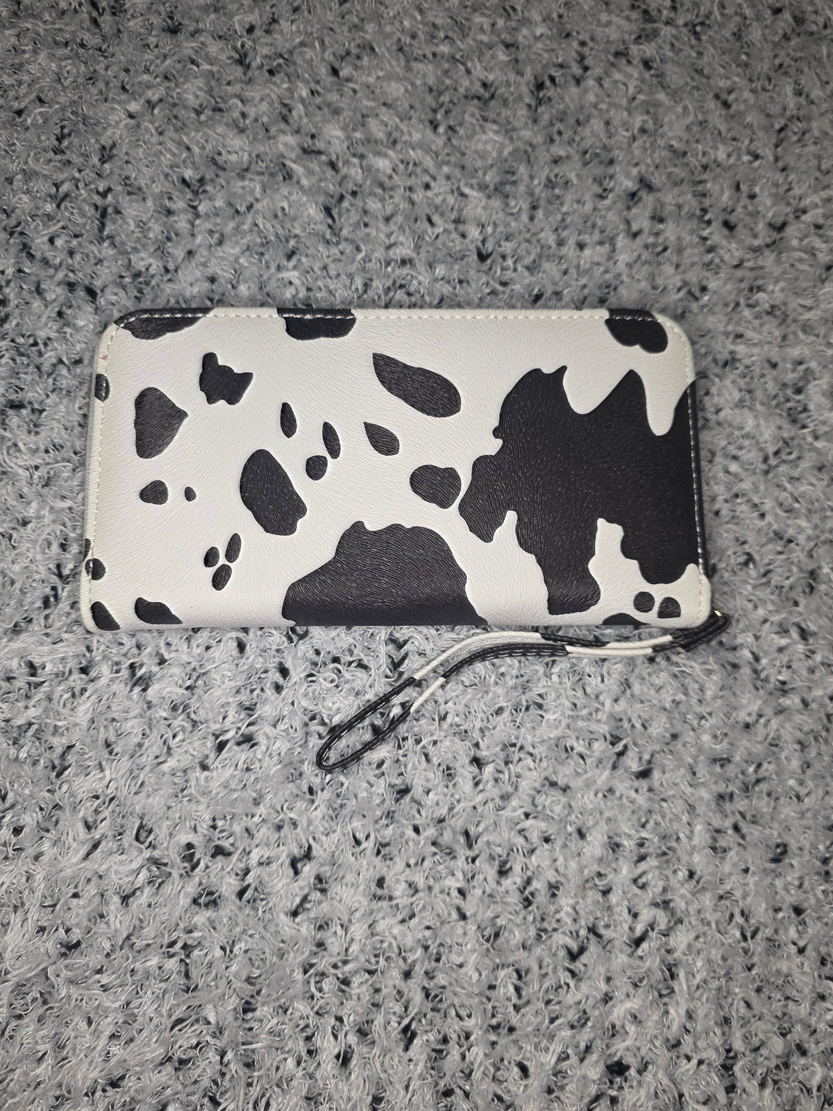 Cow Print Long Wallet