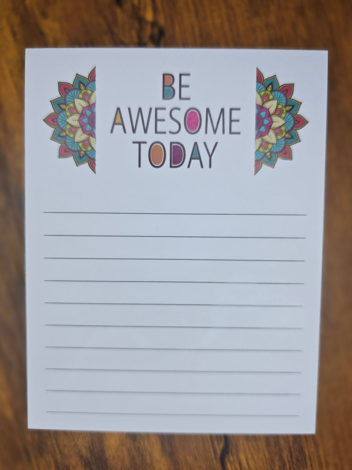 Be Awesome Today Notepad