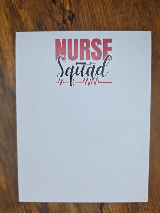 Nurse Squad Notepad