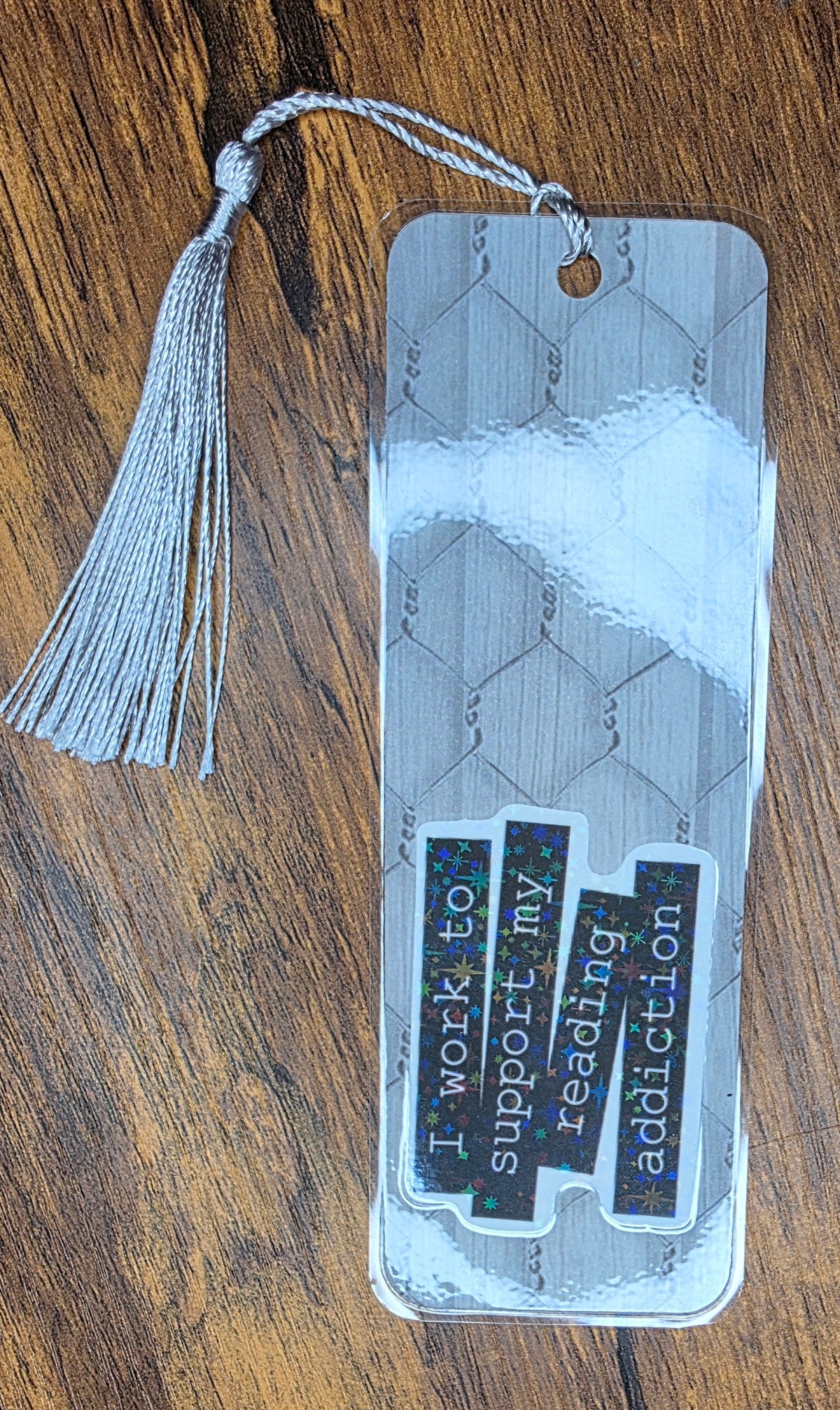 Reading addiction bookmark