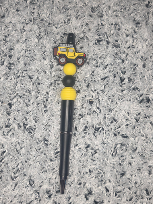 Yellow Jeep Pen