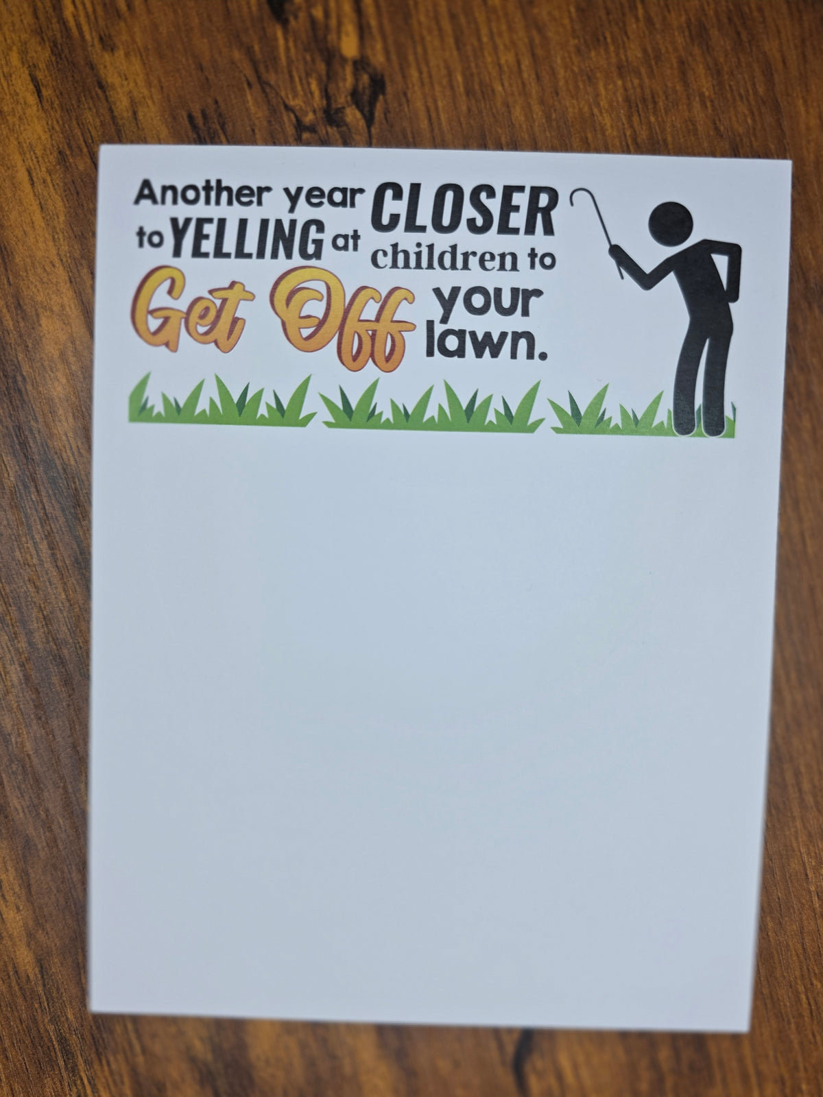 Another year closer notepad