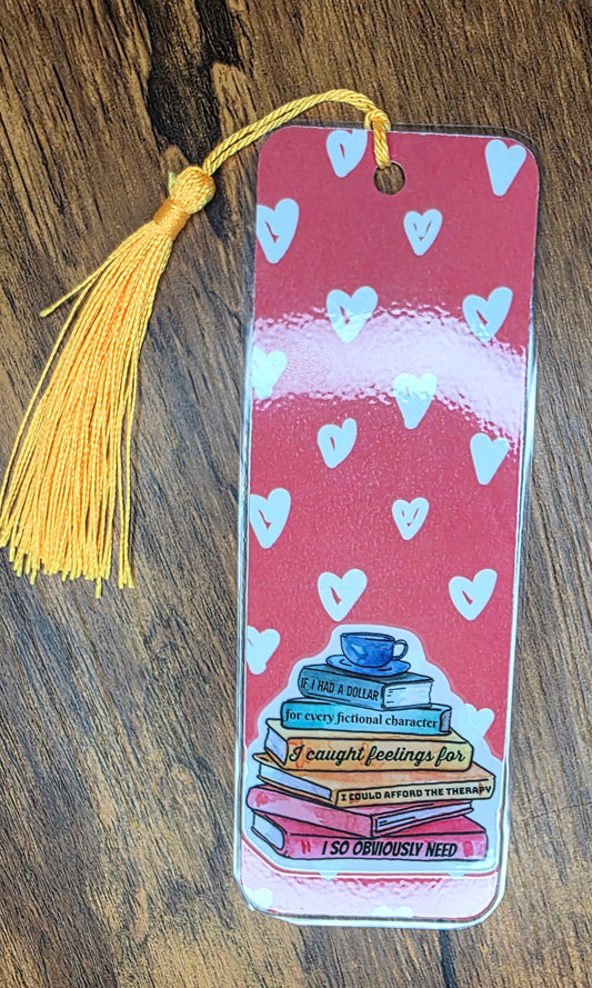 Heart Read bookmark