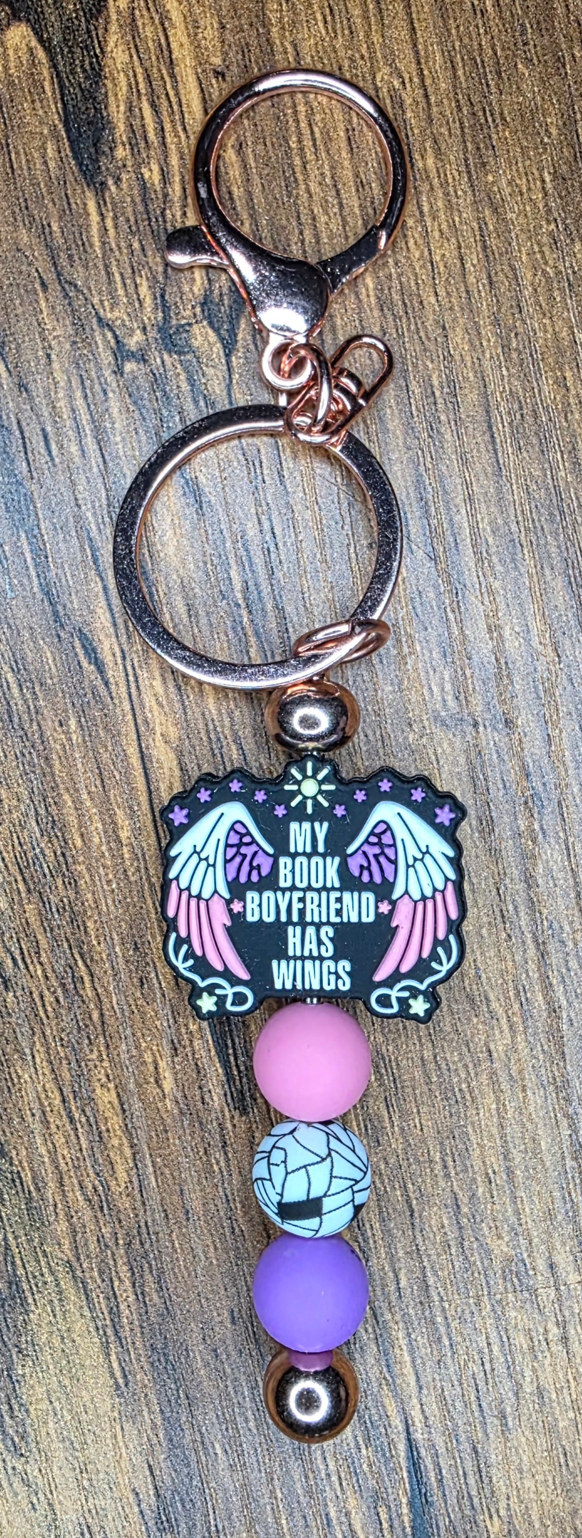 Book boyfriend bar keychain