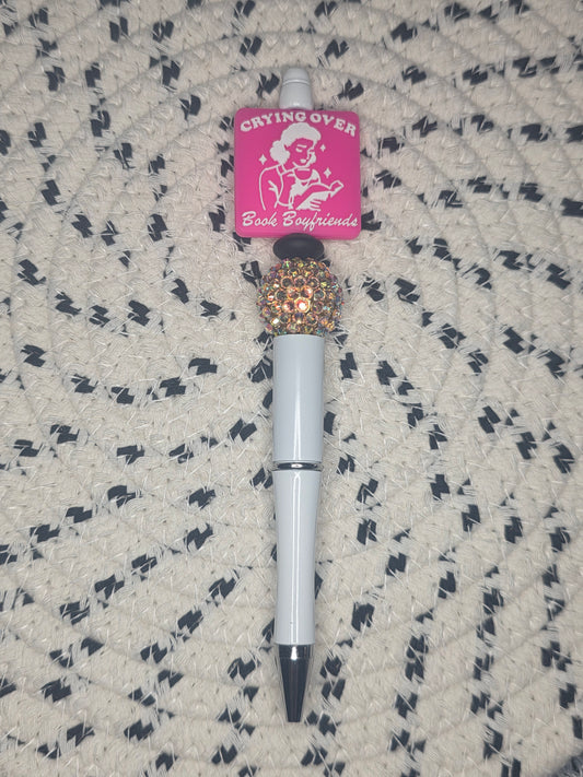 Crying over book boyfriends pen