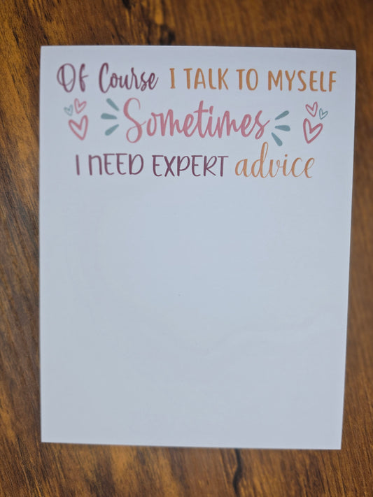 Expert Advice Notepad