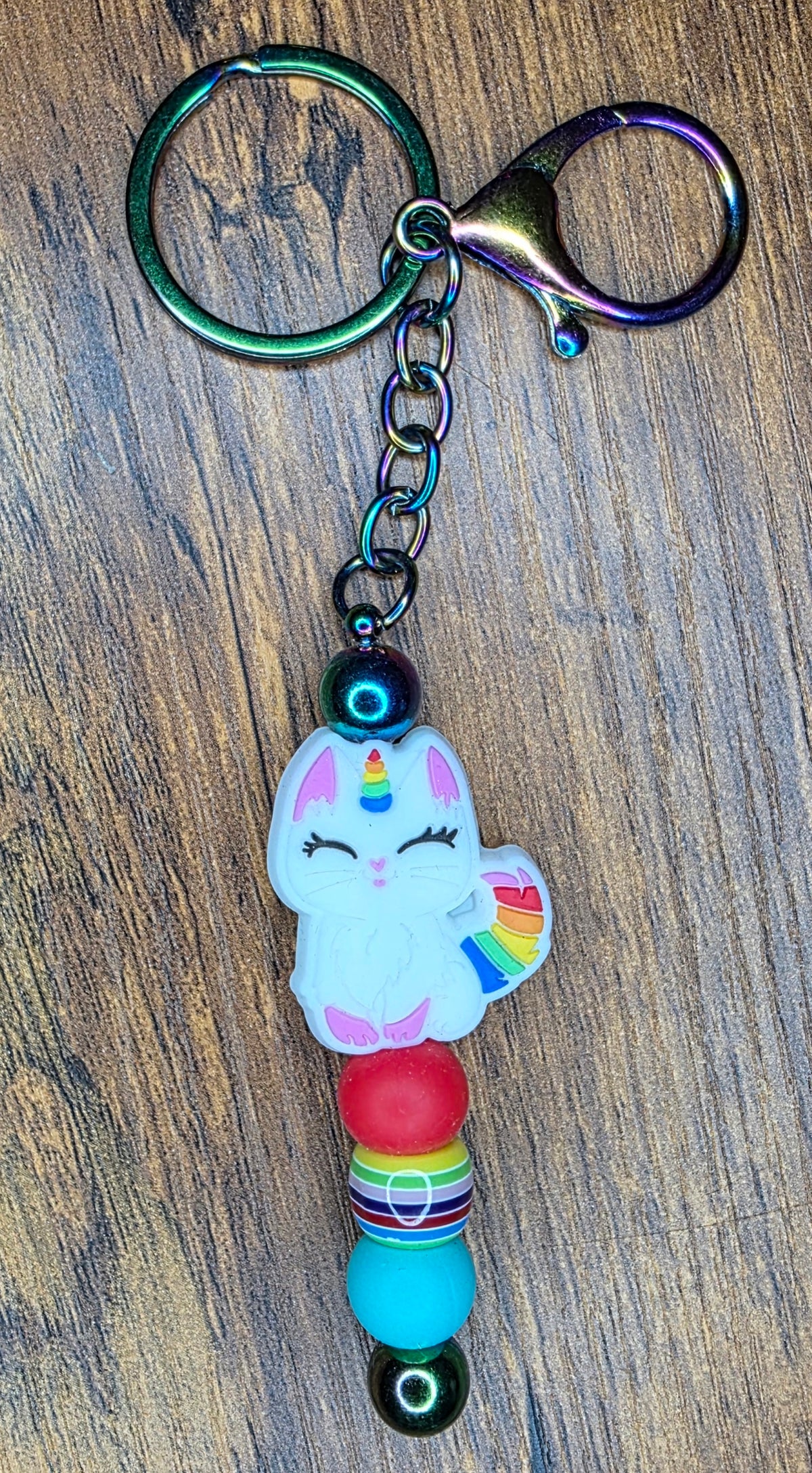 Caticorn bar keychain